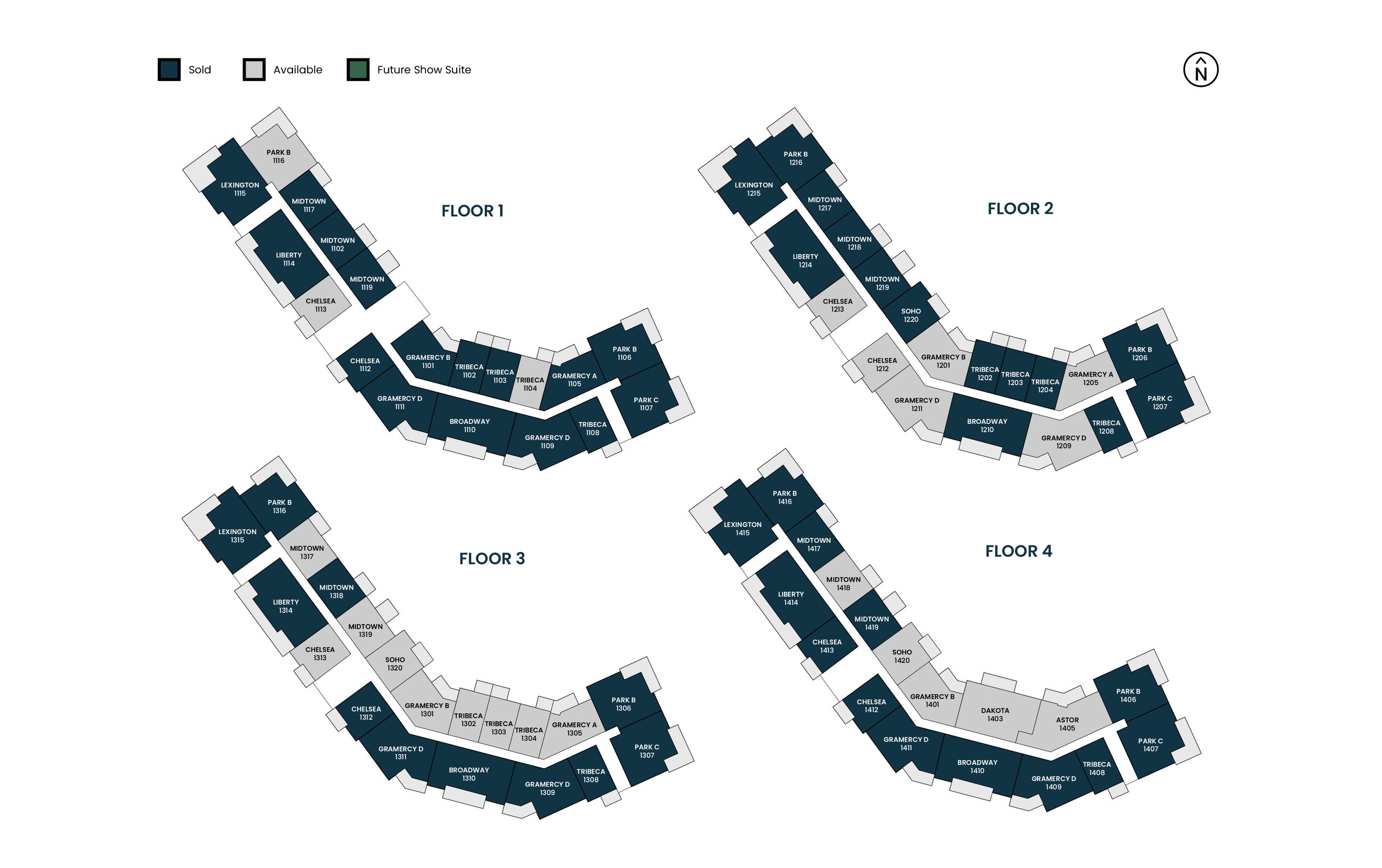 Ashford at Arbour Lake by Cove Properties Floor Plate 